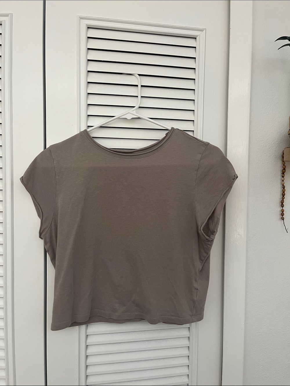 basic cropped tee